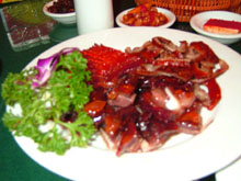 蜜製叉焼肉 地鴨の冷製